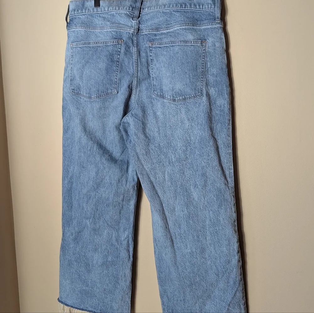 J Crew Wide Leg cropped jeans Size 33 - Picture 2 of 5